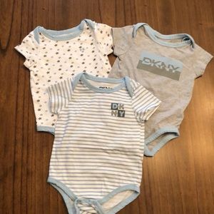 DKNY Infant Onesies - size 3-6 months